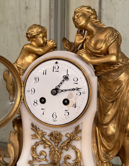 Orologio a Pendolo in Stile Luigi XVI, XIX Secolo Circa 1880