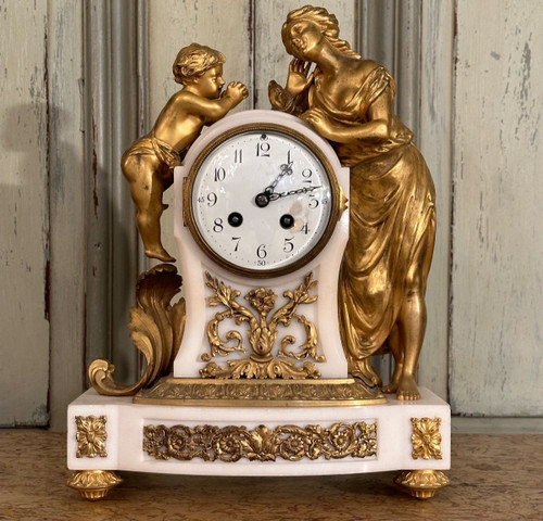 Orologio a Pendolo in Stile Luigi XVI, XIX Secolo Circa 1880