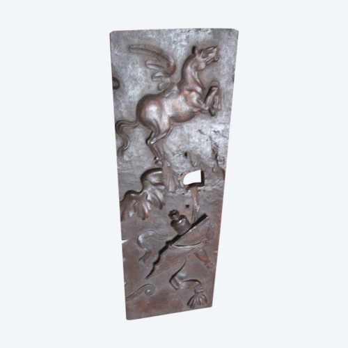 panneau de porte Boiserie décor d'un Cheval ailé (Bellérophon)ou(pégase)18ème