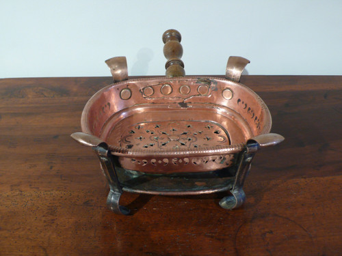 Réchaud ou chauffe-plat d’époque XVIIIème siècle.