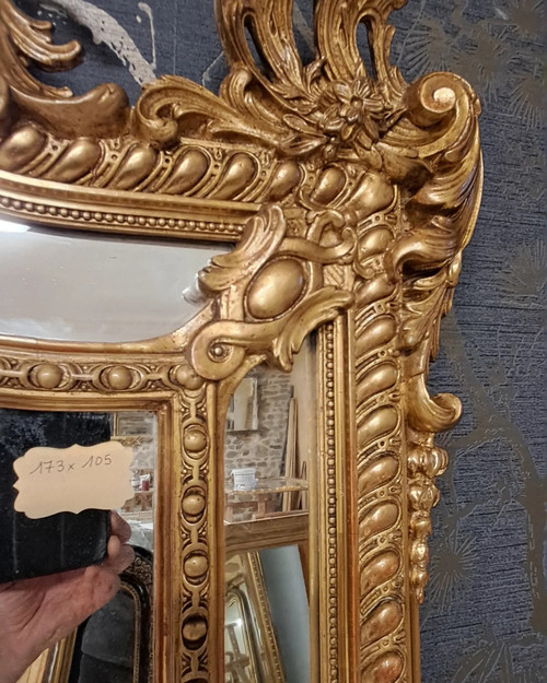 Specchiera con parecloses del XIX secolo 173 x 105