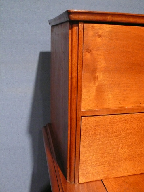 Bureau à gradin en noyer d’époque Louis-Philippe