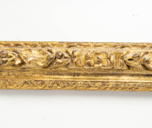 Cadre en bois sculpté d'époque Louis XIII