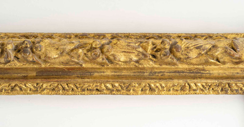 Cadre en bois sculpté d'époque Louis XIII