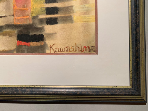 Öl auf Papier