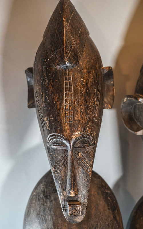PAAR DEBLÉ, SENOUFO, ELFENBEINKÜSTE