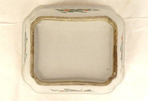 Terrine Couverte Porcelaine Chine Famille Verte Personnages Paysages XVIIIè