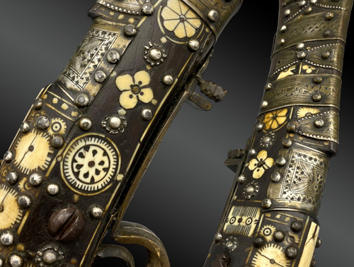 Mukahla flintlock RIFLE - Morocco - XIXth century