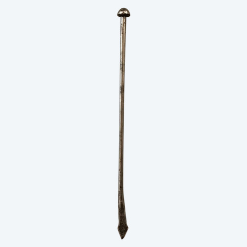 18th century wrought iron poker and fire pick