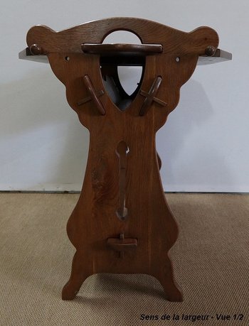 Petite Table à système, en Chêne massif – 1920
