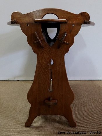 Petite Table à système, en Chêne massif – 1920