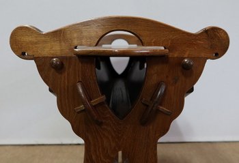Petite Table à système, en Chêne massif – 1920