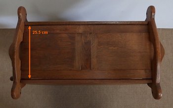 Petite Table à système, en Chêne massif – 1920