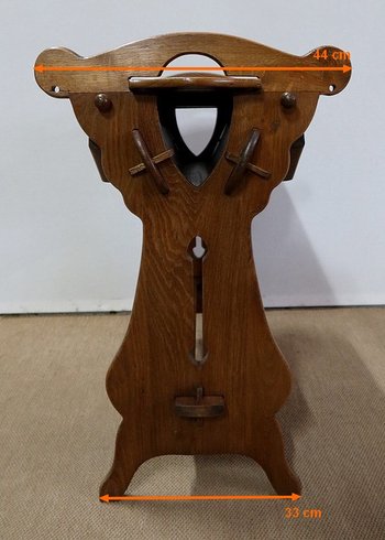 Petite Table à système, en Chêne massif – 1920