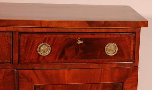 Credenza in mogano Sheraton di Giorgio III - XVIII secolo
