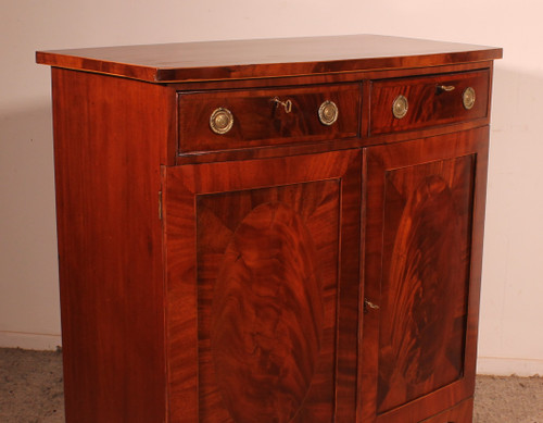 Credenza in mogano Sheraton di Giorgio III - XVIII secolo