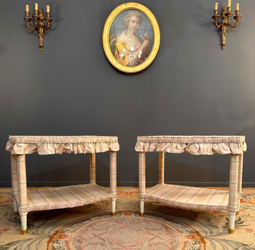 Maison Jansen, Paar Sofa-Endstücke Circa 1960