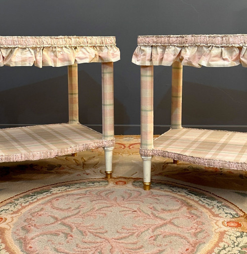 Maison Jansen, Paar Sofa-Endstücke Circa 1960