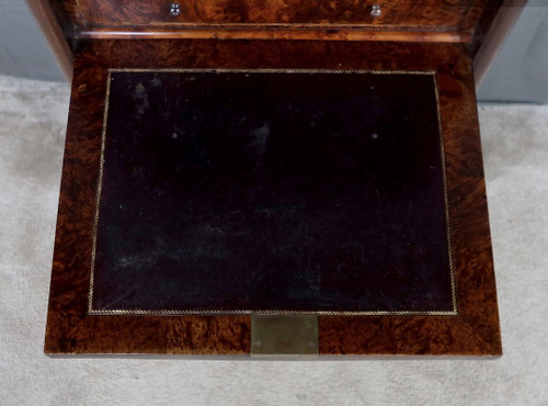 Scrivania Semainier in palissandro, periodo Napoleone III - Metà del XIX secolo