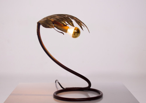 Lampada "Feuille" in oro