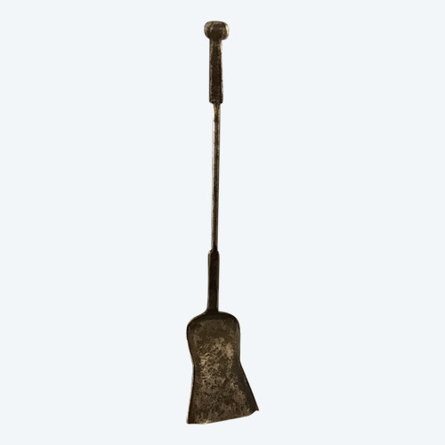 Beautiful small antique wrought iron mantelpiece from the 18th century.