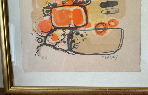 Artist's proof signed Menguy