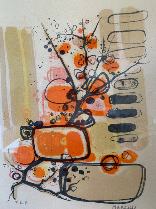 Artist's proof signed Menguy
