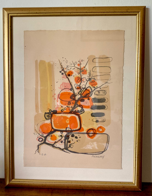 Artist's proof signed Menguy