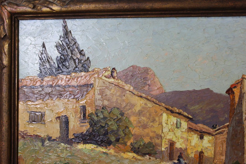 Paysage De Provence Par Osietzki Vers 1930