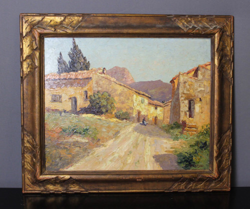 Paysage De Provence Par Osietzki Vers 1930