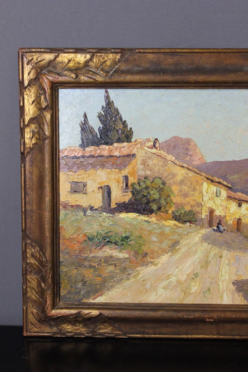 Paysage De Provence Par Osietzki Vers 1930