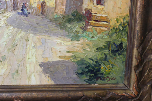 Paysage De Provence Par Osietzki Vers 1930