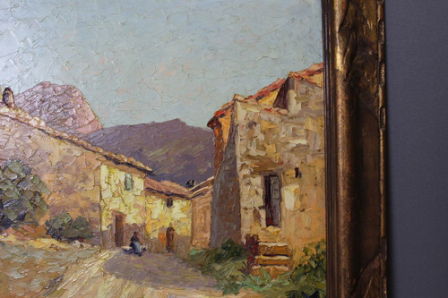 Paysage De Provence Par Osietzki Vers 1930