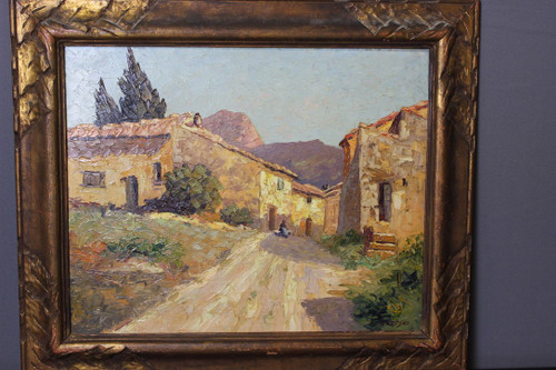 Paysage De Provence Par Osietzki Vers 1930