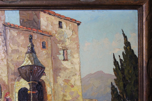 Landschaft Der Provence , Der Brunnen , Von Osietzki