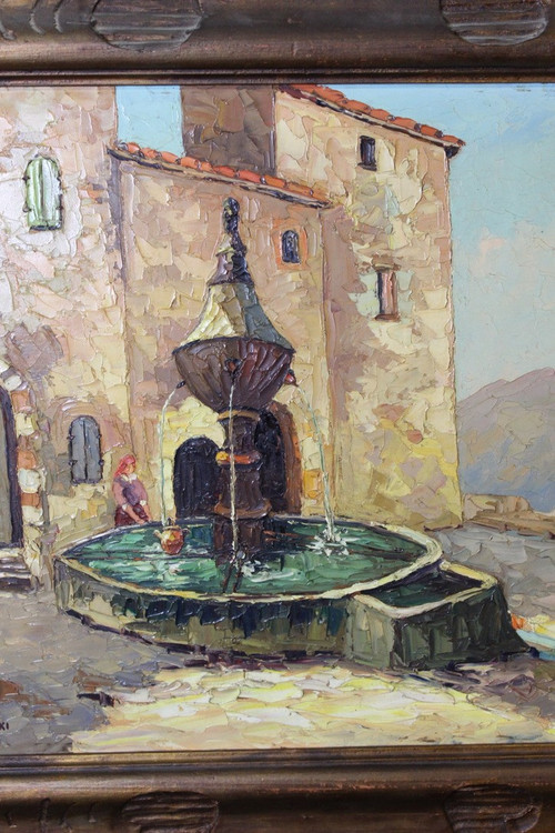 Landschaft Der Provence , Der Brunnen , Von Osietzki