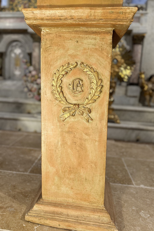 Importante Paire D’anges Porte-torchère En Céramique – Fin XIXe