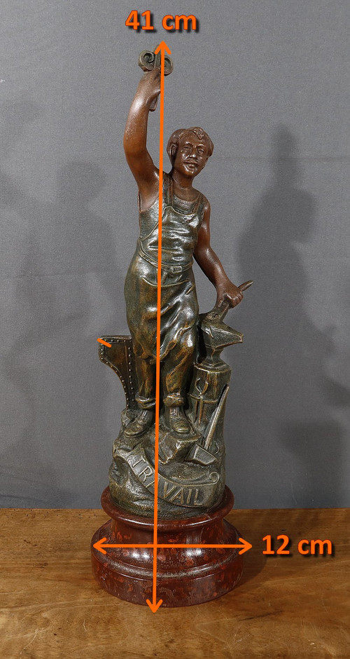 Scultura in Regula "Work" - Inizio del XX secolo