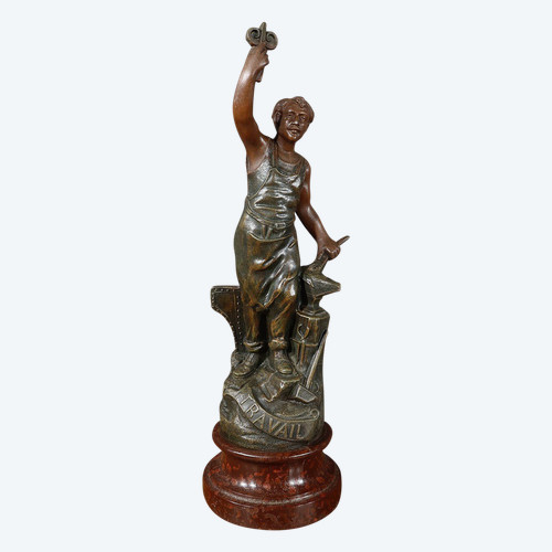 Scultura in Regula "Work" - Inizio del XX secolo