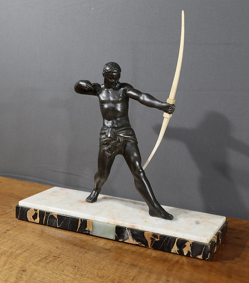 Sculpture en Régule, « L’Archer Nubien » – 1930