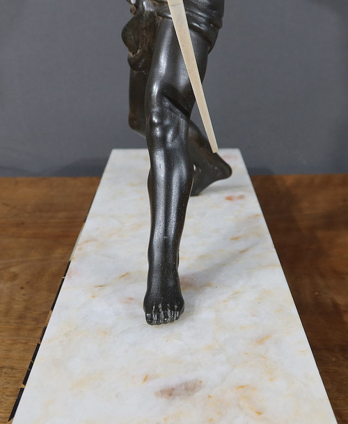 Sculpture en Régule, « L’Archer Nubien » – 1930