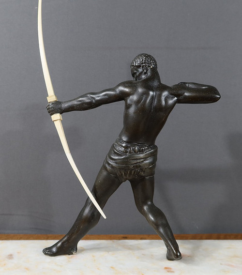 Sculpture en Régule, « L’Archer Nubien » – 1930