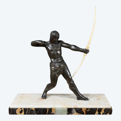 Sculpture en Régule, « L’Archer Nubien » – 1930