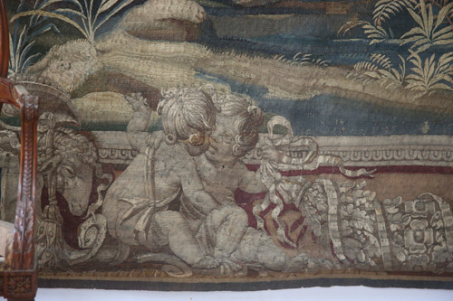Importante tapisserie, Apollon Et Cupidon, Atelier du Faubourg St Marcel, vers 1635-1650