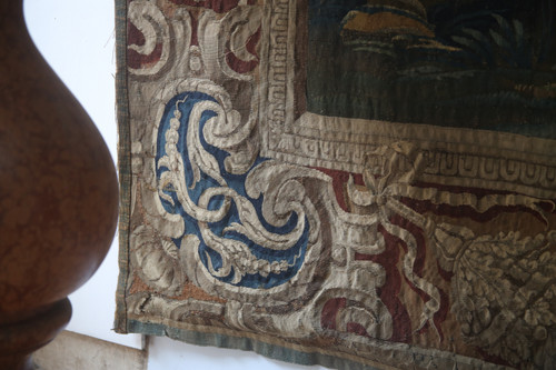 Importante tapisserie, Apollon Et Cupidon, Atelier du Faubourg St Marcel, vers 1635-1650