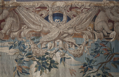 Importante tapisserie, Apollon Et Cupidon, Atelier du Faubourg St Marcel, vers 1635-1650
