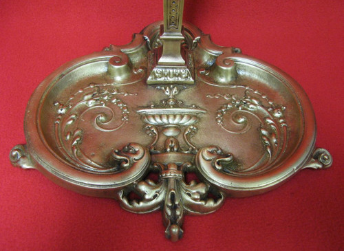 Louis XIV style bronze and metal mantelpiece from the late 19th century