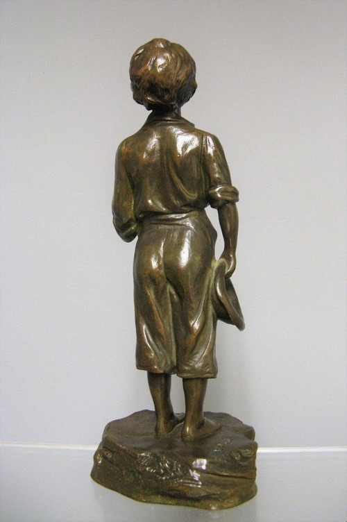 Scultura in bronzo Piccola cantante firmata da Antoine Bofill.
