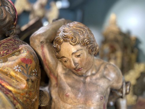Doppio busto reliquiario - Fine del XVII secolo