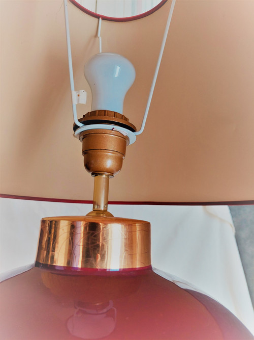 L.Drummer lamp with shade 1950/1970